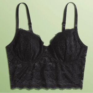 ROMWE Fairycore Lace Underwire Bralette